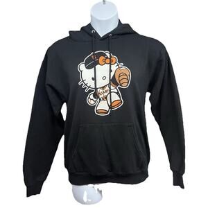 San Francisco Giants Baseball Sanrio Hello Kitty Pullover Hoodie Medium 50/50